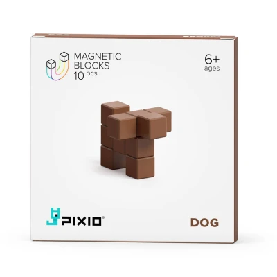 PIXIO Klocki Brown Dog 10 | Color Series | Pan Piksel