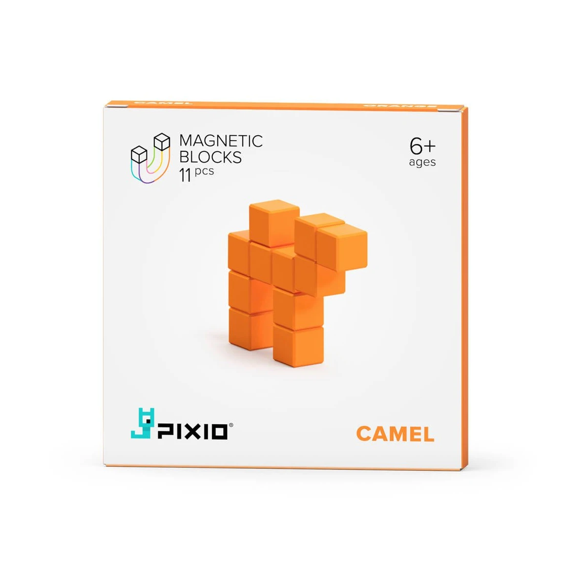 PIXIO Klocki Orange Camel 11 | Color Series | Pan Piksel
