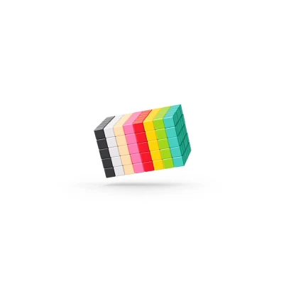 PIXIO Klocki magnetyczne 200 | Design Series | Pan Piksel