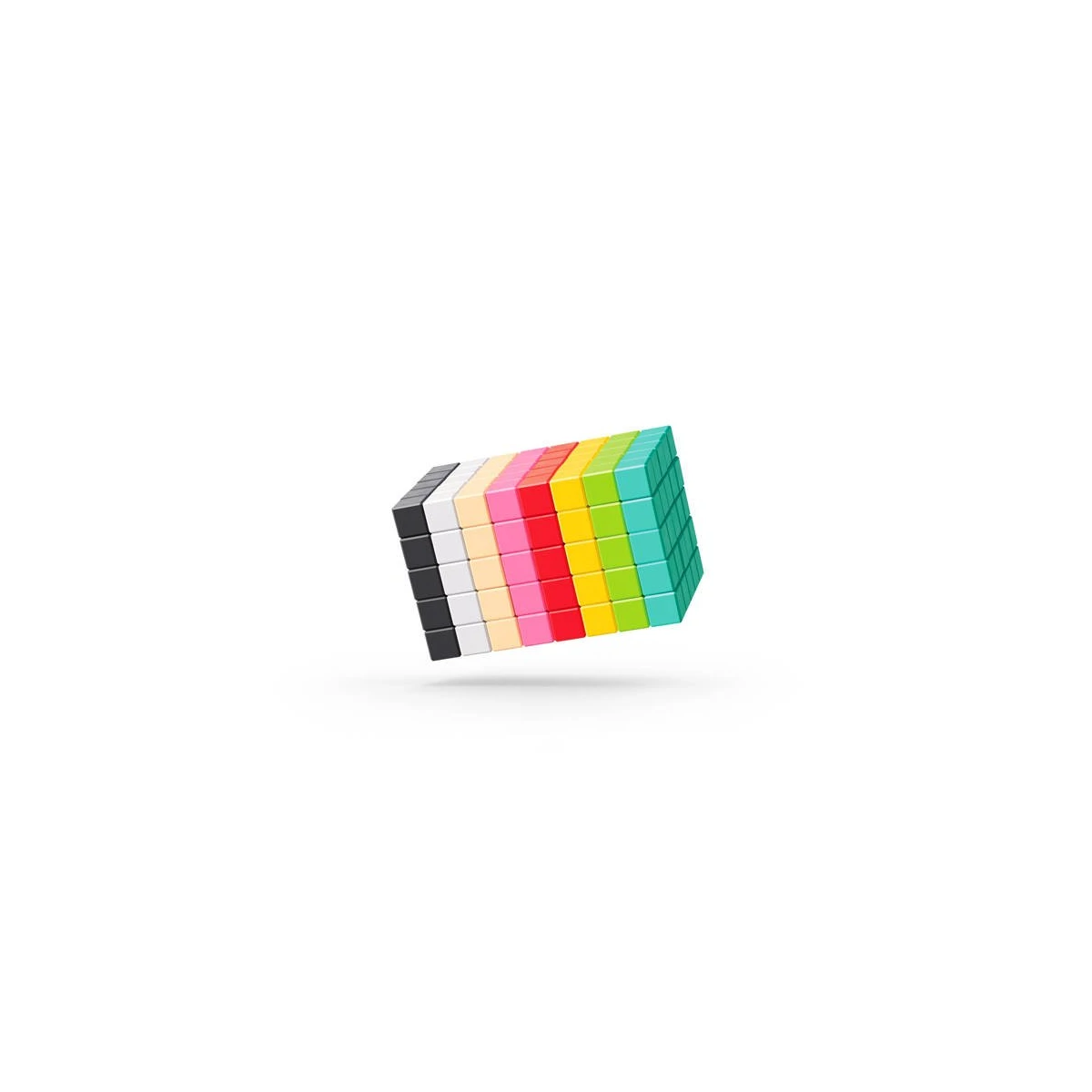 PIXIO Klocki magnetyczne 200 | Design Series | Pan Piksel