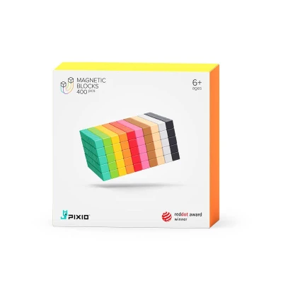 PIXIO Klocki magnetyczne 400 | Design Series | Pan Piksel