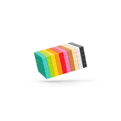 PIXIO Klocki magnetyczne 400 | Design Series | Pan Piksel