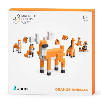 PIXIO Klocki Orange Animals | Story Series | Pan Piksel