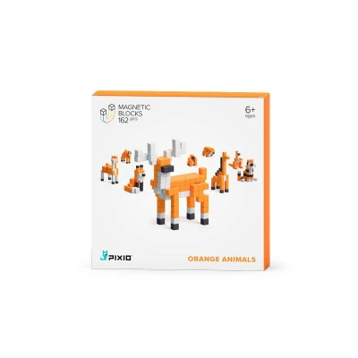PIXIO Klocki Orange Animals | Story Series | Pan Piksel