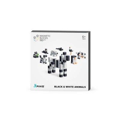 PIXIO Klocki Black & White Animals | Story Series | Pan Piksel