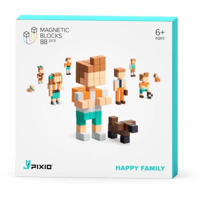 PIXIO Klocki Happy Family | Story Series | Pan Piksel