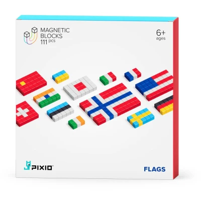 PIXIO Klocki Flags | Story Series | Pan Piksel