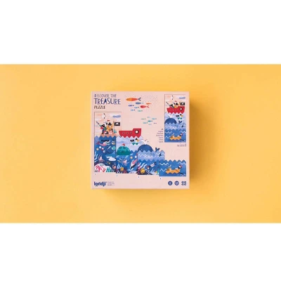 LONDJI Puzzle dla dzieci progresywne Odkrywaj skarby | Pan Piksel