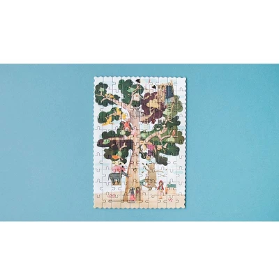LONDJI Kieszonkowe puzzle dla dzieci 100 szt MOJE DRZEWO | Pan Piksel