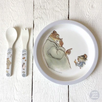 PETIT JOUR PARIS Talerzyk deserowy fi 18 cm Ernest i Celestyna | Pan Piksel
