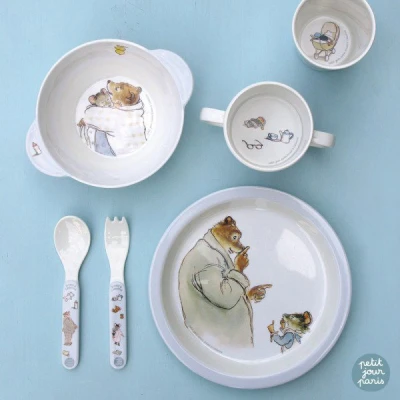 PETIT JOUR PARIS Talerzyk deserowy fi 18 cm Ernest i Celestyna | Pan Piksel