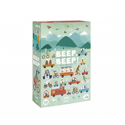 Puzzle Beep Beep 48 elementów Londji | Pan Piksel