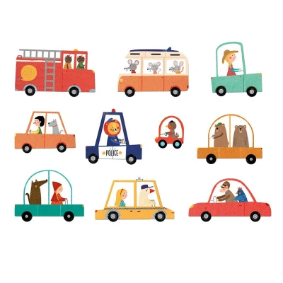 Puzzle Beep Beep 48 elementów Londji | Pan Piksel