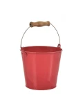 EGMONT TOYS Galwanizowane wiaderko z rączką do zabawy w piasku w ogrodzie | Pan Piksel