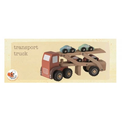 EGMONT TOYS Drewniana ciężarówka transportowa | Pan Piksel