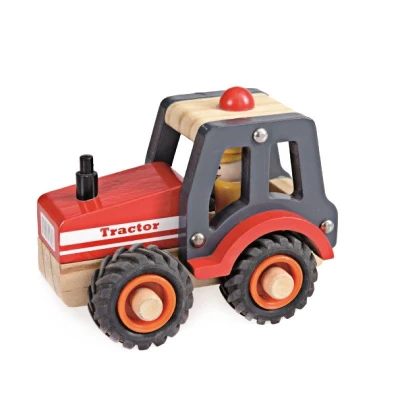 EGMONT TOYS Drewniany traktor ciągnik | Pan Piksel