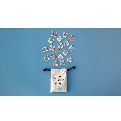 LONDJI Gra dla dzieci typu domino wersja kieszonkowa | Dream a Tree | Pan Piksel