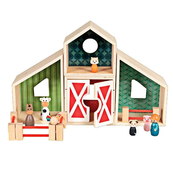 EGMONT TOYS Drewniana farma ze zwierzątkami | Pan Piksel