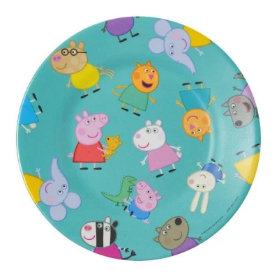 PETIT JOUR PARIS Talerz deserowy fi 20 cm Świnka Peppa | Pan Piksel