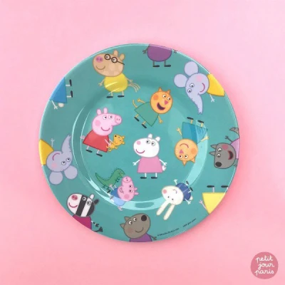 PETIT JOUR PARIS Talerz deserowy fi 20 cm Świnka Peppa | Pan Piksel