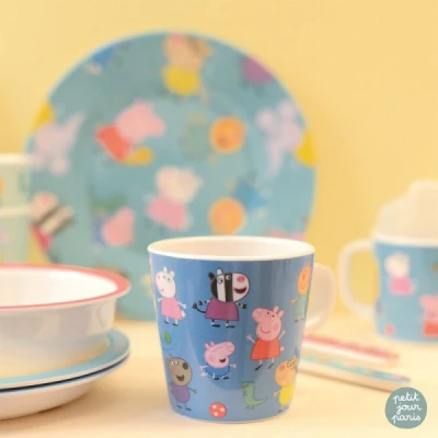 PETIT JOUR PARIS Talerz deserowy fi 20 cm Świnka Peppa | Pan Piksel