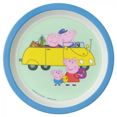 PETIT JOUR PARIS Talerzyk deserowy fi 18 cm Świnka Peppa | Pan Piksel