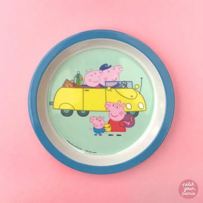 PETIT JOUR PARIS Talerzyk deserowy fi 18 cm Świnka Peppa | Pan Piksel