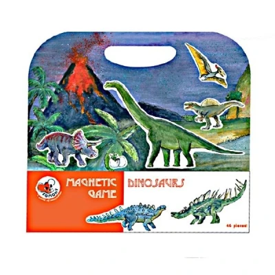 EGMONT TOYS Układanka gra magnetyczna Dinozaury | Pan Piksel