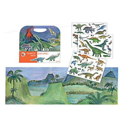 EGMONT TOYS Układanka gra magnetyczna Dinozaury | Pan Piksel