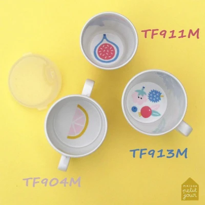 MAISON PETIT JOUR Kubek przykrywką do picia dla dziecka seria Tutti Frutti | Pan Piksel