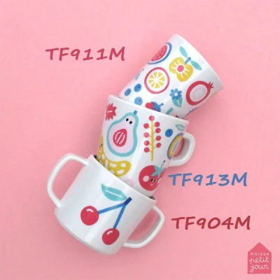 MAISON PETIT JOUR Kubek z jednym uchem do picia dla dziecka seria Tutti Frutti | Pan Piksel