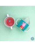 PETIT JOUR PARIS Kubek przykrywką do picia dla dziecka seria Świnka Peppa | Pan Piksel