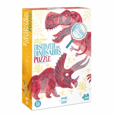 LONDJI Puzzle dla dzieci Odkryj Dinozaury | Pan Piksel