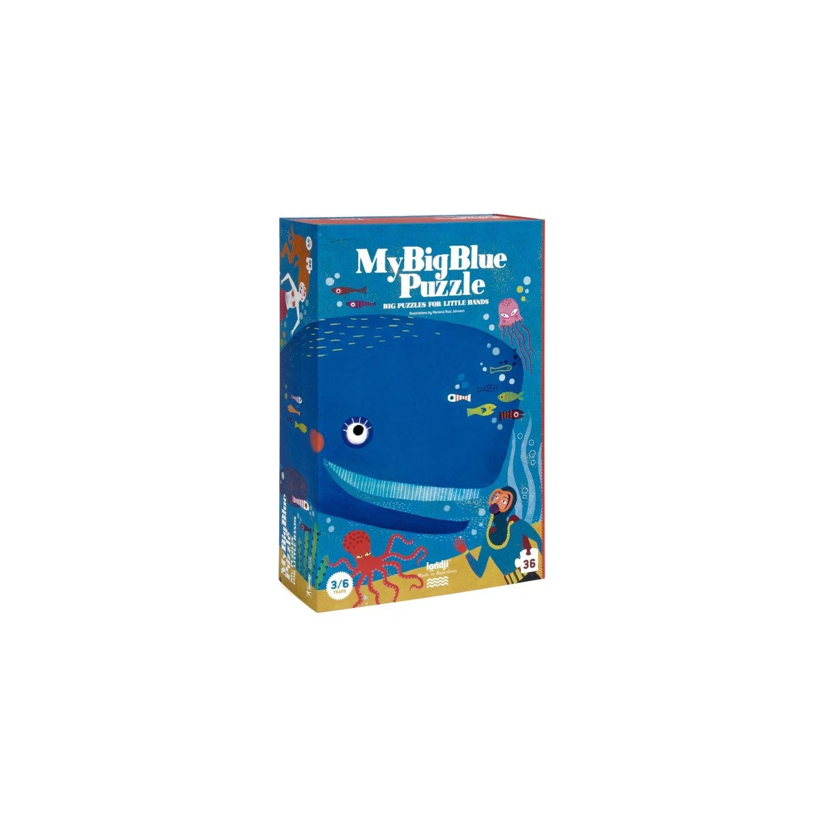 LONDJI Puzzle dla dzieci Mój Wielki Błękit! | Pan Piksel