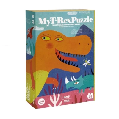 LONDJI Puzzle dla dzieci T-Rex Mój Dinozaur | Pan Piksel
