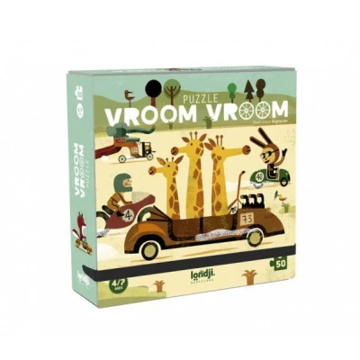 LONDJI Puzzle dla dzieci Wyścig Vroom Vroom | Pan Piksel