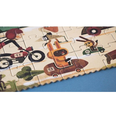 LONDJI Puzzle dla dzieci Wyścig Vroom Vroom | Pan Piksel