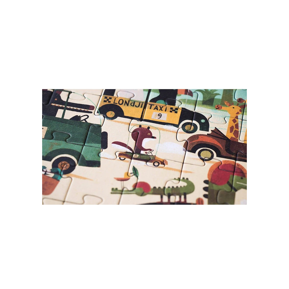 LONDJI Puzzle dla dzieci Wyścig Vroom Vroom | Pan Piksel