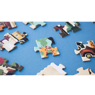 LONDJI Puzzle dla dzieci Wyścig Vroom Vroom | Pan Piksel
