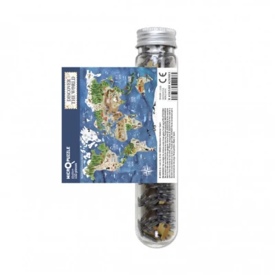 LONDJI Puzzle mikro menzurka Mapa Świata | Pan Piksel