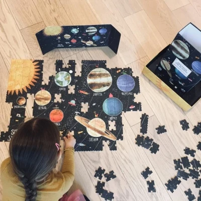 LONDJI Puzzle dla dzieci Odkryj Planety | Pan Piksel
