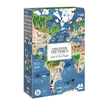 Puzzle Odkryj Świat 200 elementów Londji | Pan Piksel