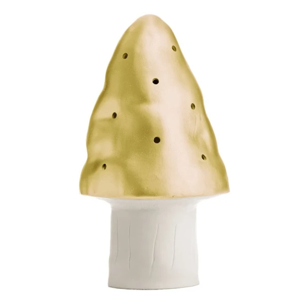 EGMONT TOYS Lampka nocna LED Grzybek złoty | Pan Piksel