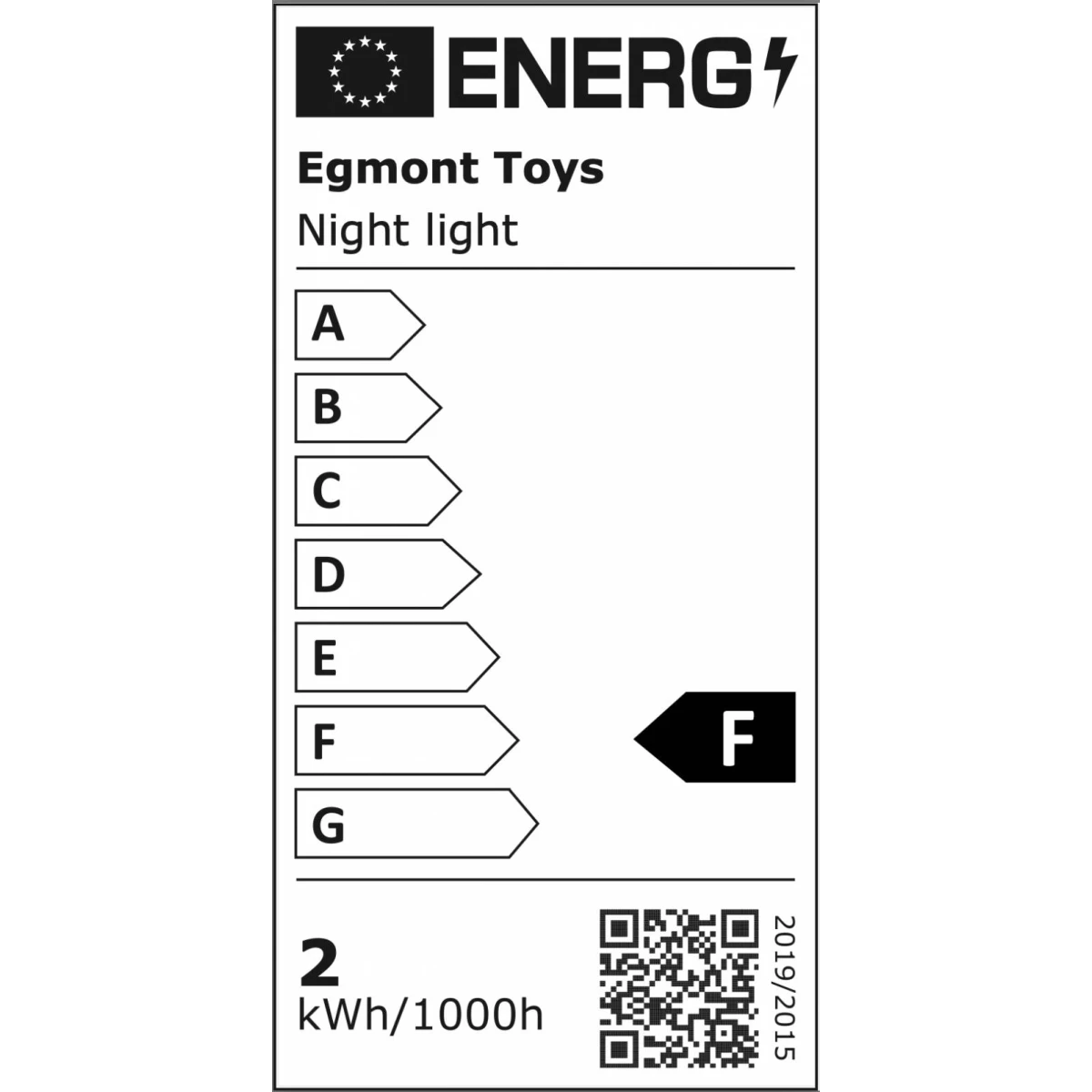 EGMONT TOYS Lampka nocna LED Grzybek złoty | Pan Piksel
