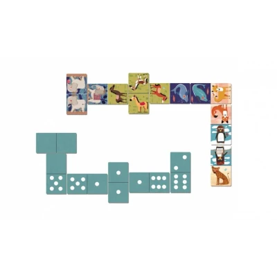 LONDJI Gra dla dzieci domino Pingwinek i Przyjaciele | Pan Piksel