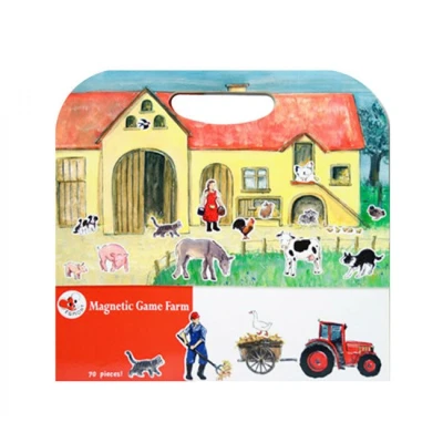 EGMONT TOYS Układanka gra magnetyczna Farma | Pan Piksel