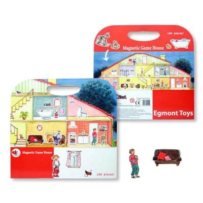 EGMONT TOYS Układanka gra magnetyczna Dom | Pan Piksel