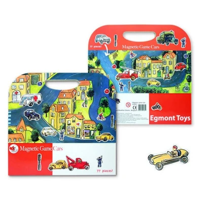 EGMONT TOYS Układanka gra magnetyczna Samochody | Pan Piksel