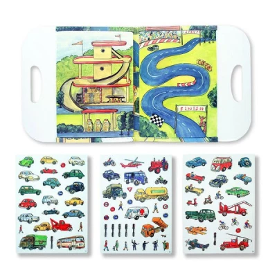 EGMONT TOYS Układanka gra magnetyczna Samochody | Pan Piksel