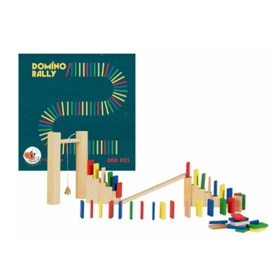 EGMONT TOYS Drewniane domino Rally | Pan Piksel